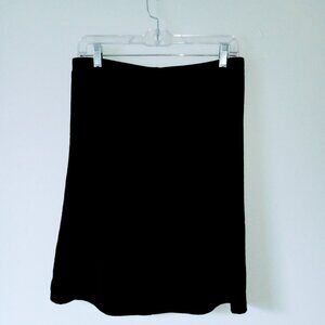 AGB Polyester Black Mini Skirt